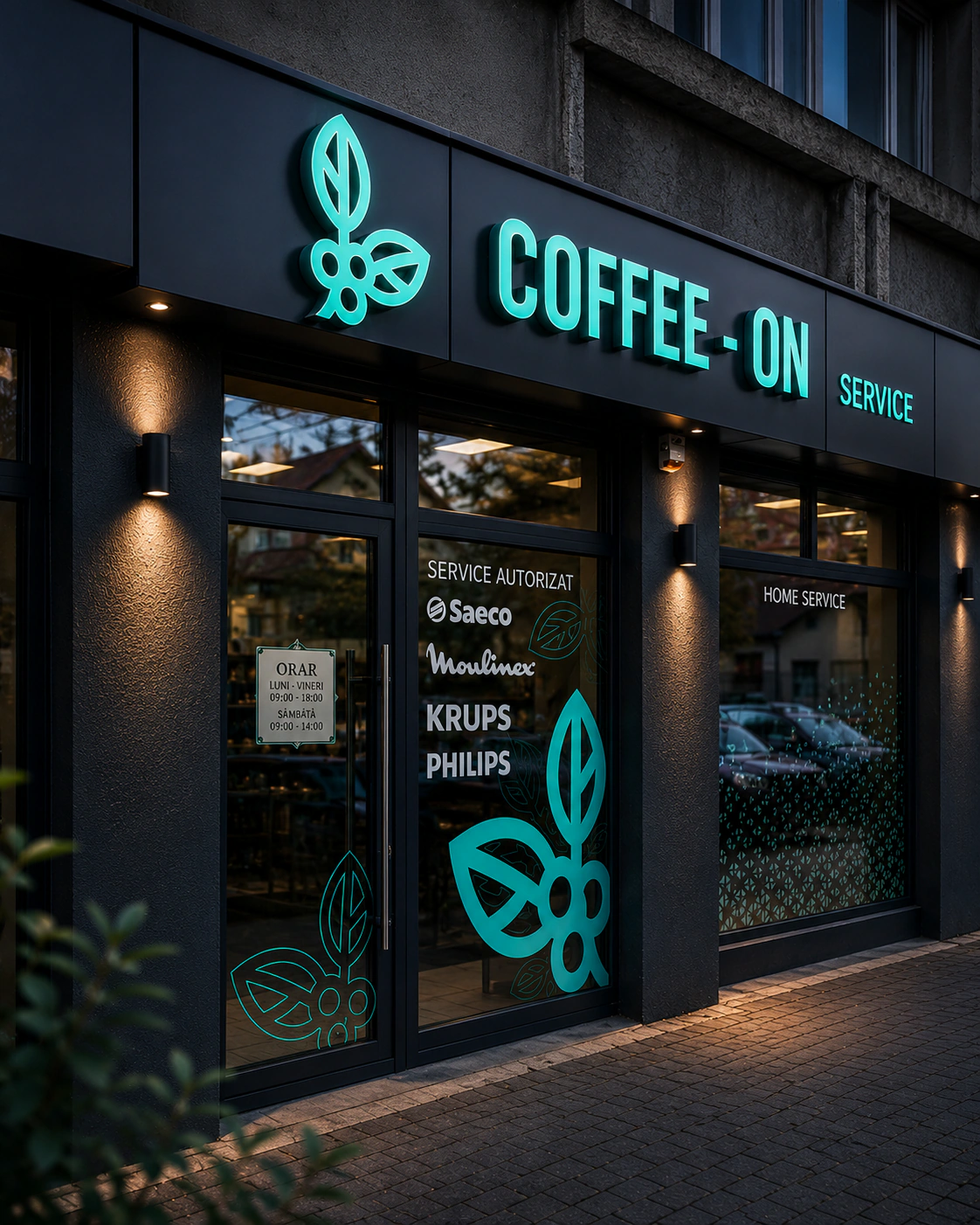 Sediul Coffee-On Adial Electronic din Târgu Mureș